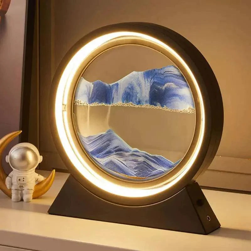 Luminária de Mesa e Abajur Ampulheta LED Decorativa E Bela Casa