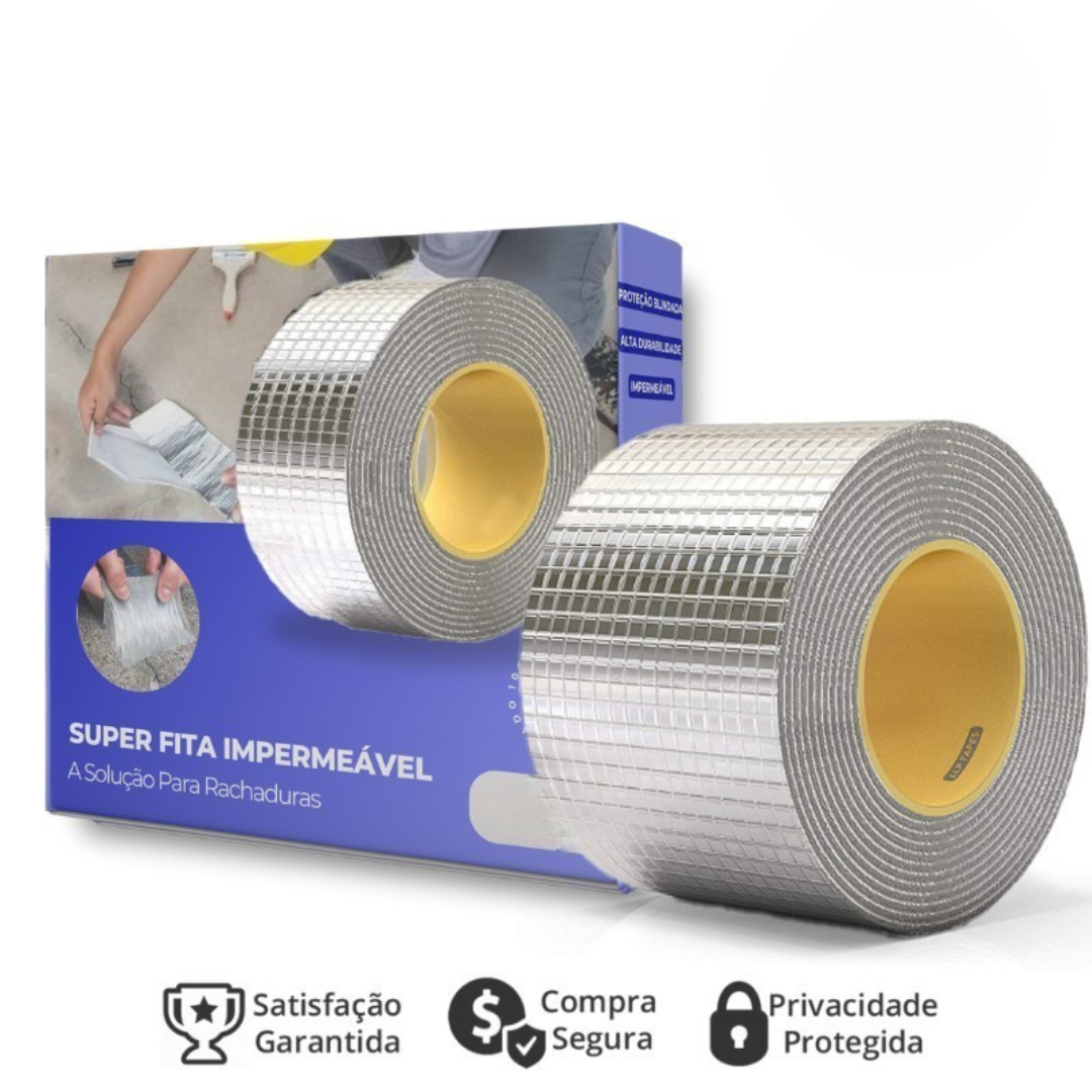 Super Fita Impermeável - Fita Adesiva Resistente à Água para Reparos Rápidos