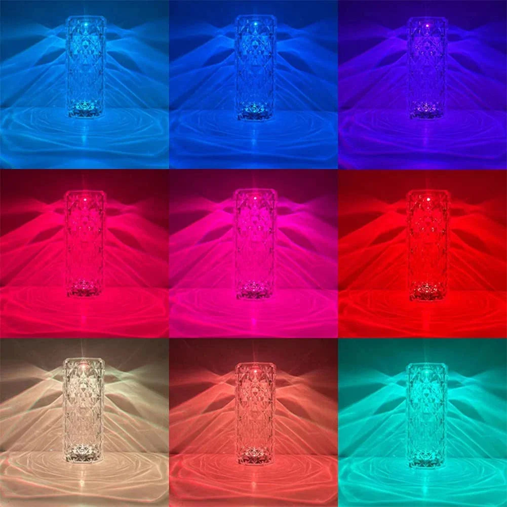 Luz Ambiente Cristal LED E Bela Casa