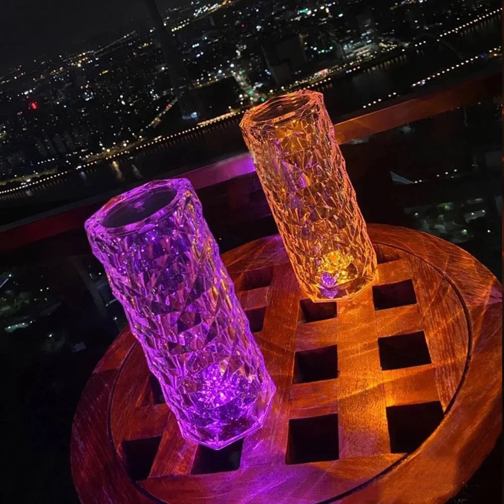 Luz Ambiente Cristal LED E Bela Casa