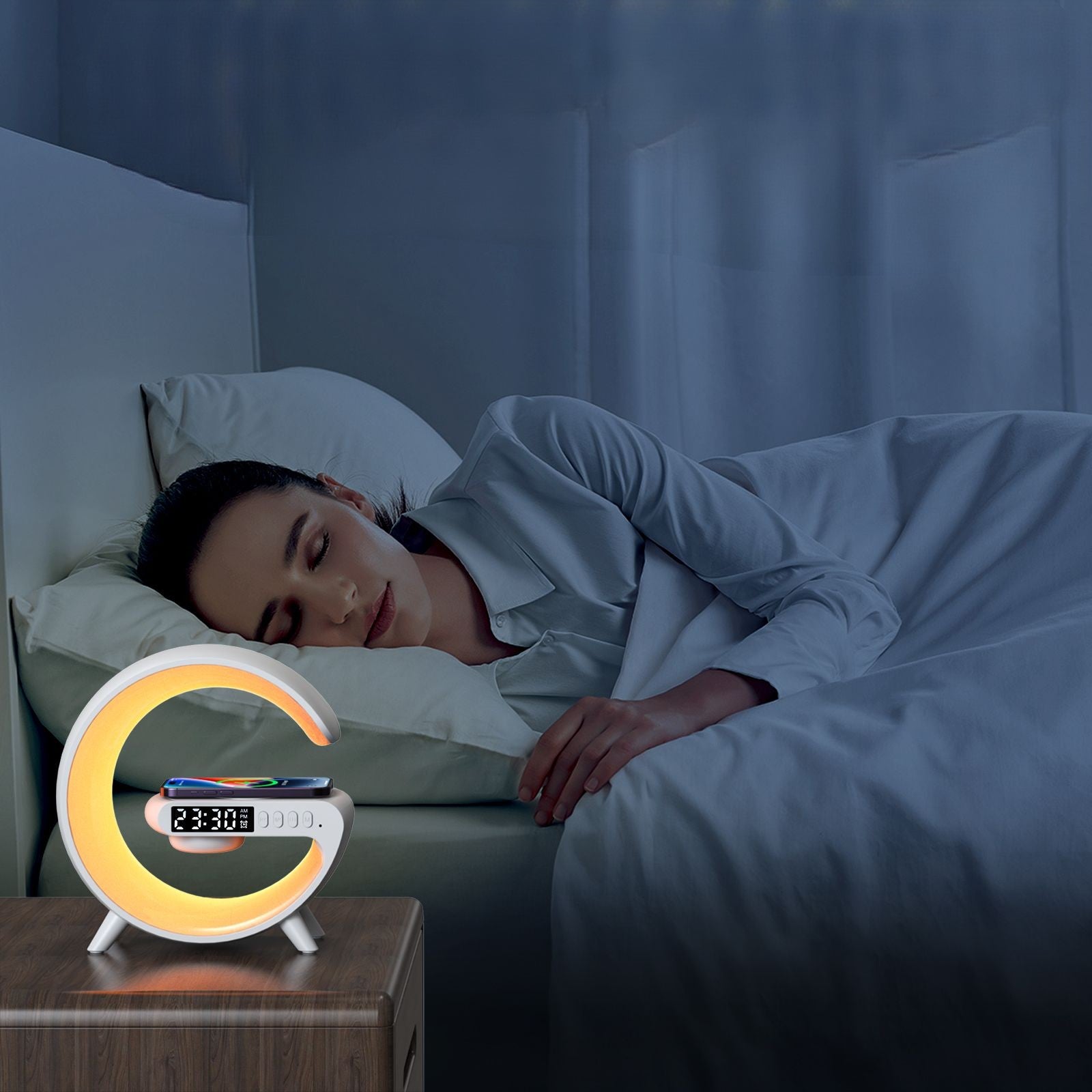 Luminária 4 em 1 Bluetooth