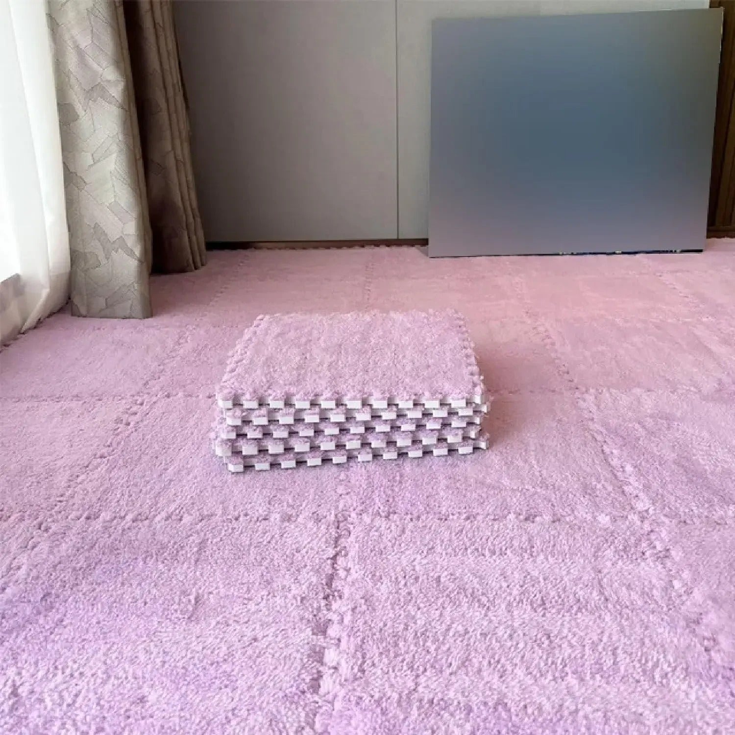 Tapete Modular de Pelúcia E Bela Casa (10%Off na Segunda Unidade)