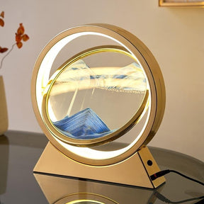 Luminária de Mesa e Abajur Ampulheta LED Decorativa E Bela Casa