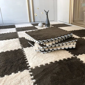 Tapete Modular de Pelúcia E Bela Casa (10%Off na Segunda Unidade)