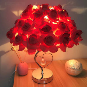 Luminaria de Mesa em forma de Rosas E Bela Casa