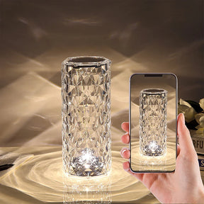 Luz Ambiente Cristal LED E Bela Casa