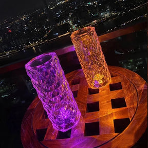 Luz Ambiente Cristal LED E Bela Casa