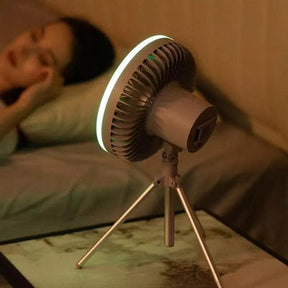Ventilador de Coluna Portatil Recarregavel de Mesa