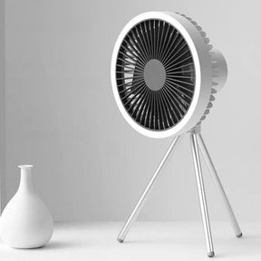 Ventilador de Coluna Portatil Recarregavel de Mesa