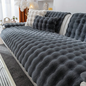 Capa de Sofá Plush Antiderrapante – Luxo, Conforto para Sua Casa + Brinde Exclusivo