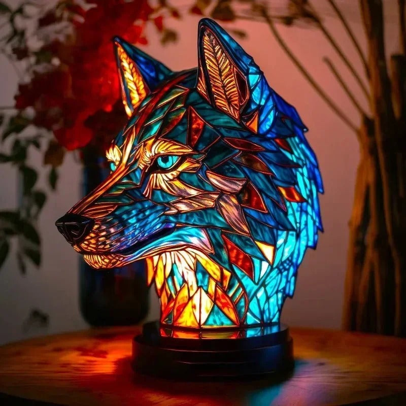 Candeeiro De Mesa Animal E Bela Casa