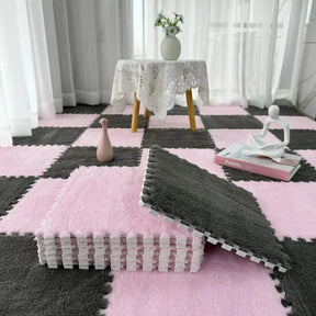 Tapete Modular de Pelúcia E Bela Casa (10%Off na Segunda Unidade)