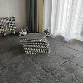 Tapete Modular de Pelúcia E Bela Casa (10%Off na Segunda Unidade)
