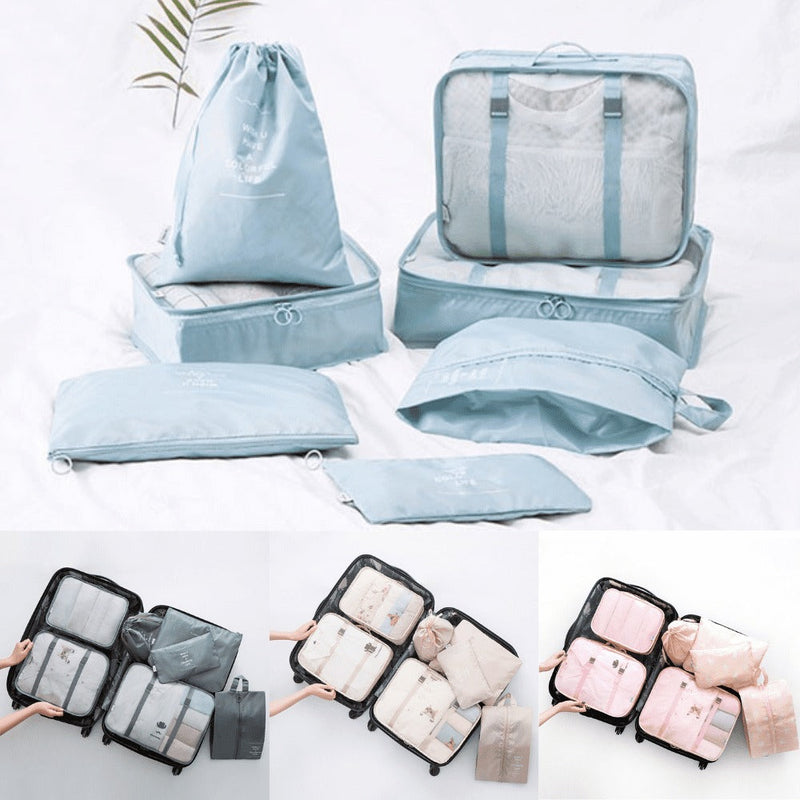 Kit 7 Bolsas Organizadoras Para Mala de Viagem STORAGE BAG - [FRETE GRATIS PARA TODO BRASIL]